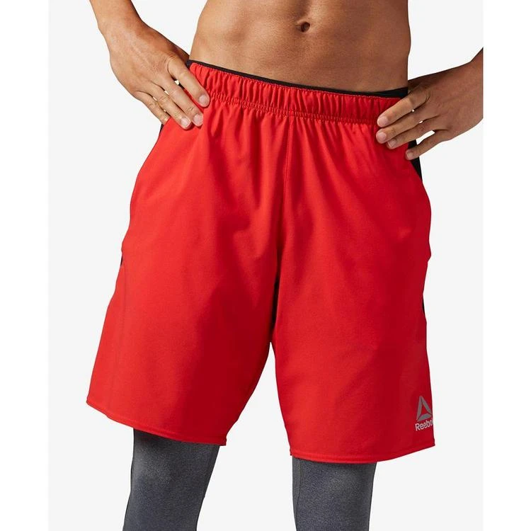 商品Reebok|Men's 10" Work Out Ready Woven Speedwick Shorts,价格¥145,第2张图片详细描述