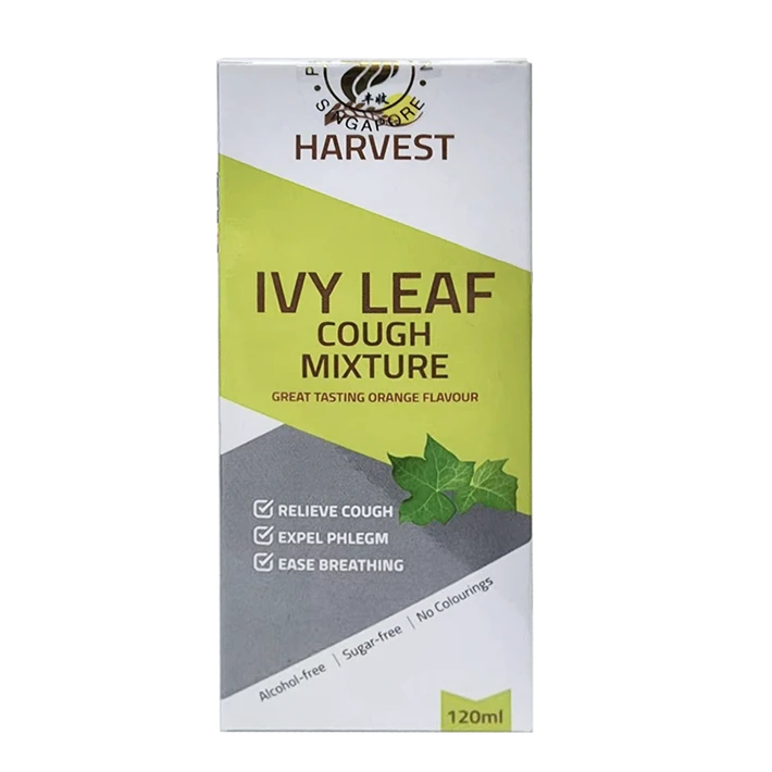 商品Prospan|新加坡Harvest常春藤儿童婴幼儿化痰止咳糖浆咳嗽药1岁以上可用无糖无色素酒精非小绿叶 120ml,价格¥95,第1张图片