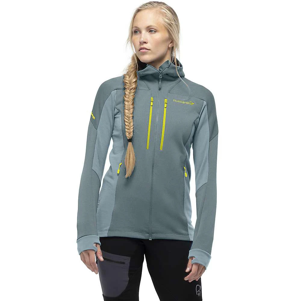 商品Norrøna|Norrona Women's Trollveggen Powerstretch Pro Zip Hoodie,价格¥1189-¥1986,第2张图片详细描述