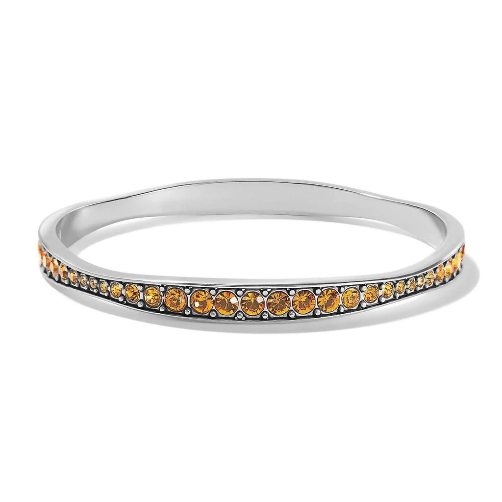 商品Brighton|Women's Light Hearted Crystal Bangle In Topaz,价格¥374,第1张图片