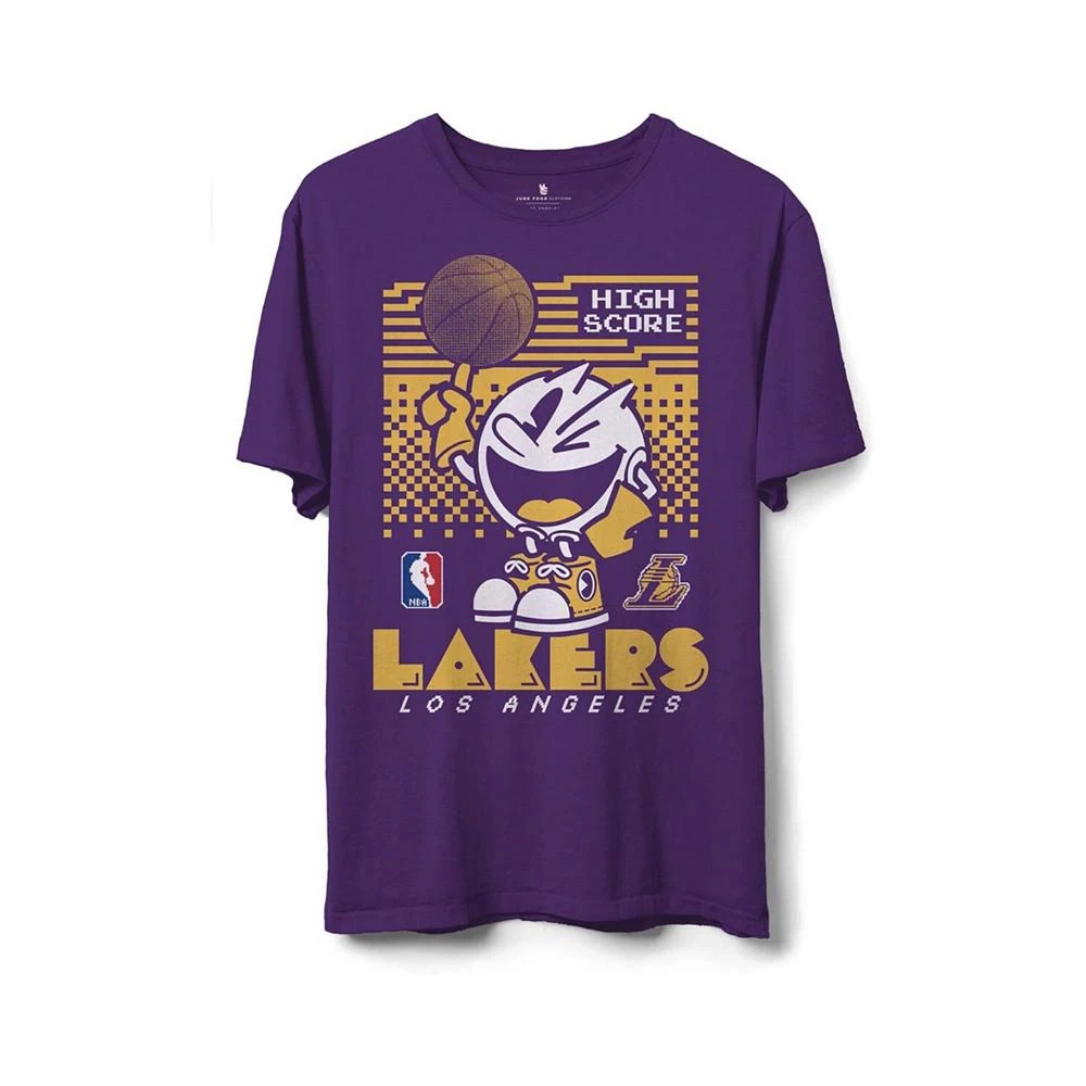 商品Junk Food|Men's Purple Los Angeles Lakers NBA x Pac Man High Score T-shirt,价格¥260,第3张图片详细描述