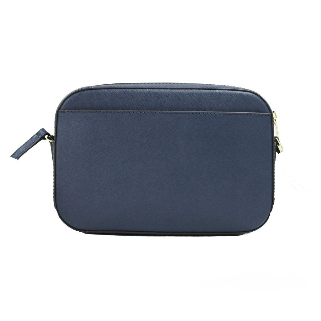 商品Michael Kors|Jet Set Large East West Navy Leather Zip Chain Crossbody Bag Women's Purse,价格¥1814,第2张图片详细描述