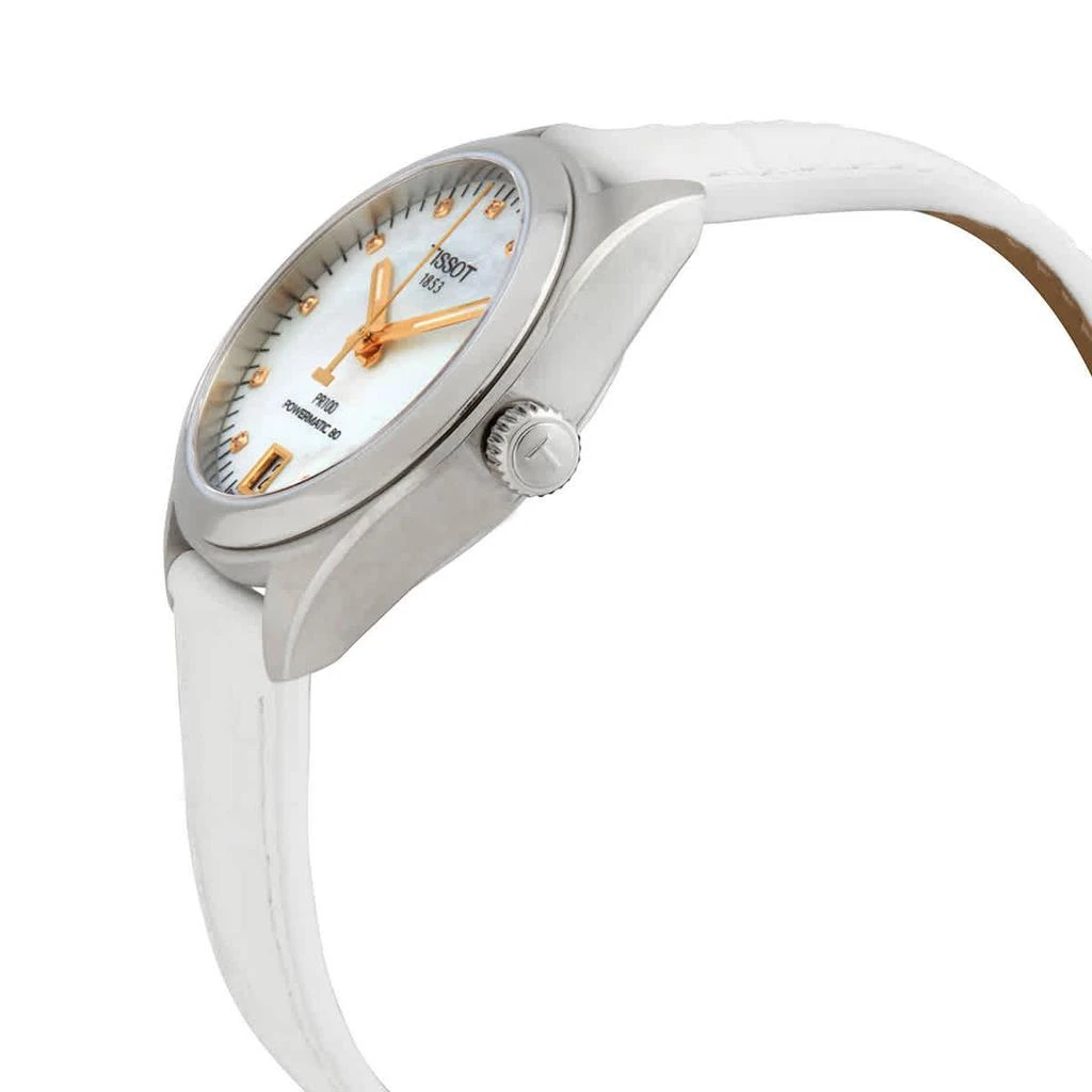 商品Tissot|PR 100 Automatic Diamond White Mother of Pearl Dial Ladies Watch T101.207.16.116.01,价格¥1852,第2张图片详细描述