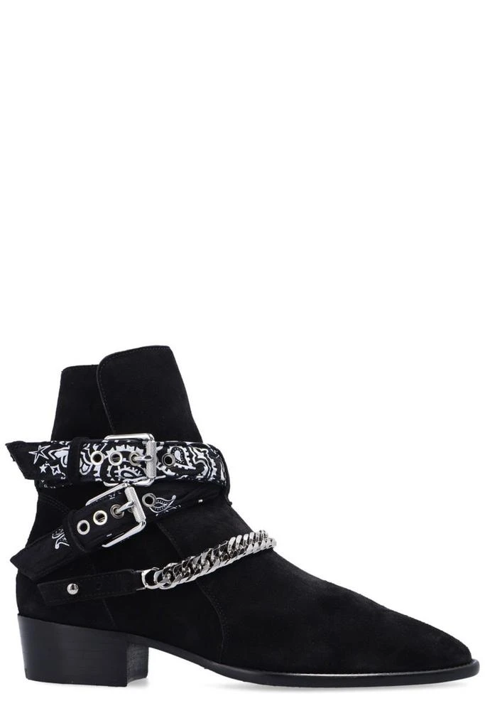 商品AMIRI|Amiri Bandana Buckled Boots,价格¥4621,第1张图片