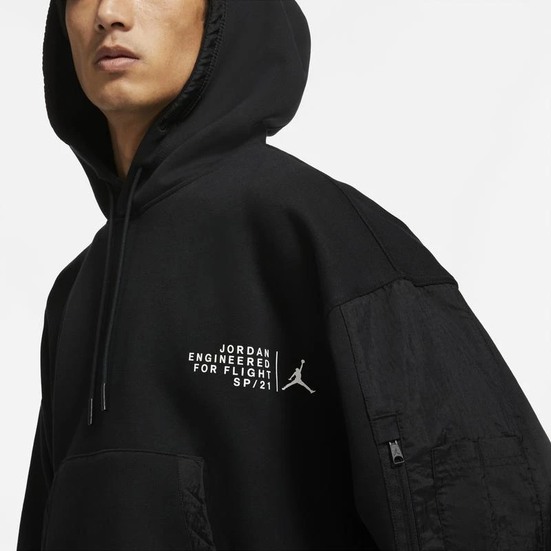 商品Jordan|Jordan 23 Engineered Fleece Pullover Hoodie - Men's,价格¥897,第3张图片详细描述
