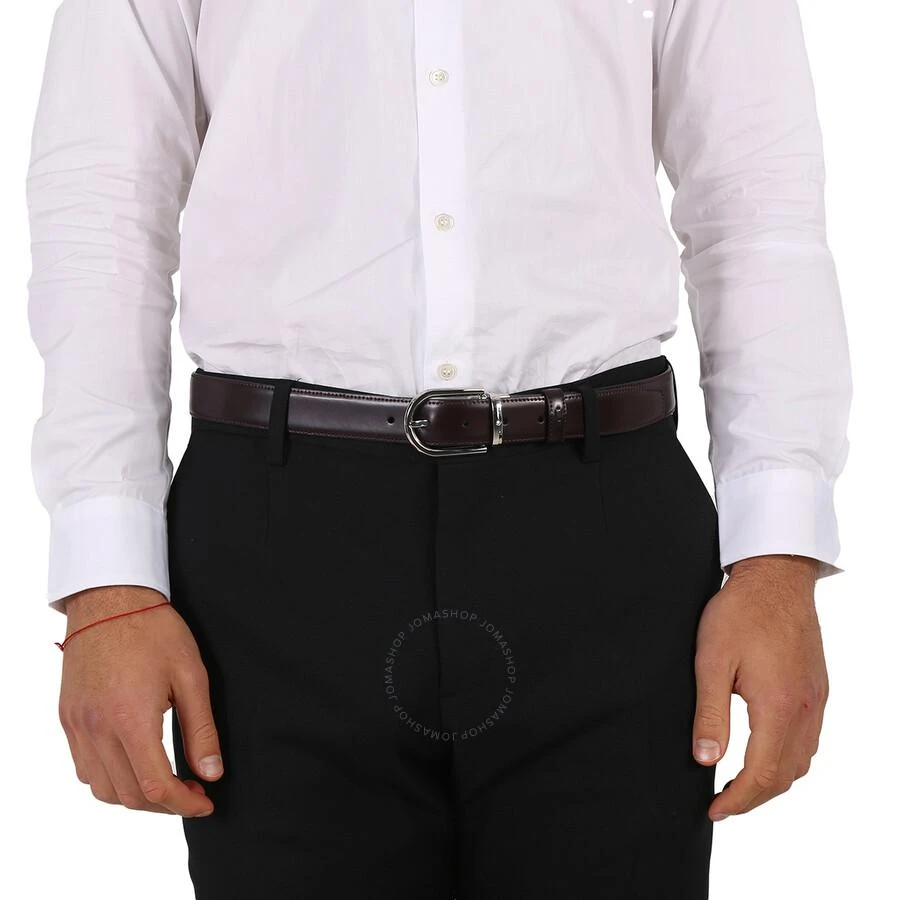 商品MontBlanc|Men's Burgundy Leather Belt,价格¥1845,第2张图片详细描述