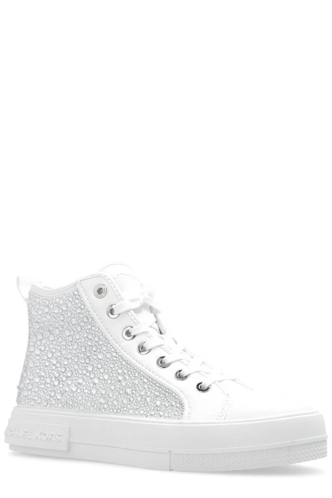 商品Michael Kors|Michael Michael Kors Evy Embellished Scuba High-Top Sneakers,价格¥1094,第2张图片详细描述