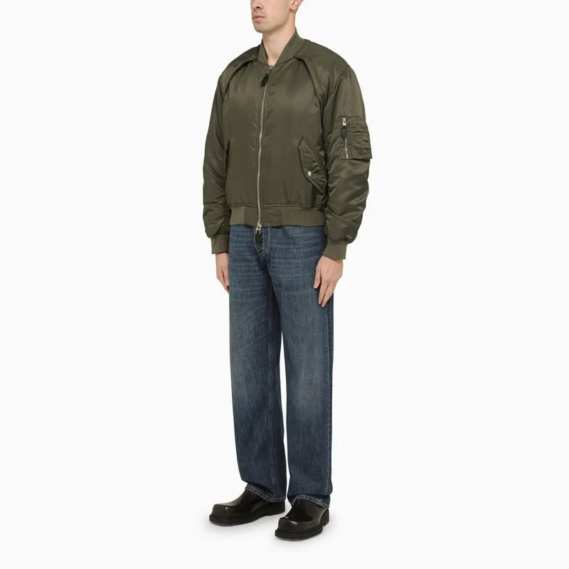 商品Alexander McQueen|Alexander McQueen Convertible khaki nylon bomber jacket,价格¥18341,第2张图片详细描述