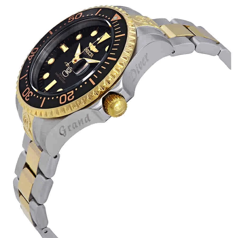 商品Invicta|Grand Diver Automatic Black Dial Two-tone Men's Watch 27614,价格¥750,第2张图片详细描述