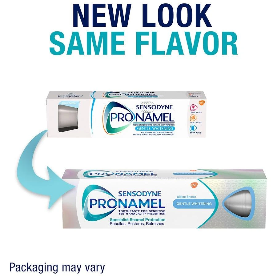商品Sensodyne Pronamel|Toothpaste Gentle Whitening Sensitivity Alpine Breeze,价格¥45,第4张图片详细描述