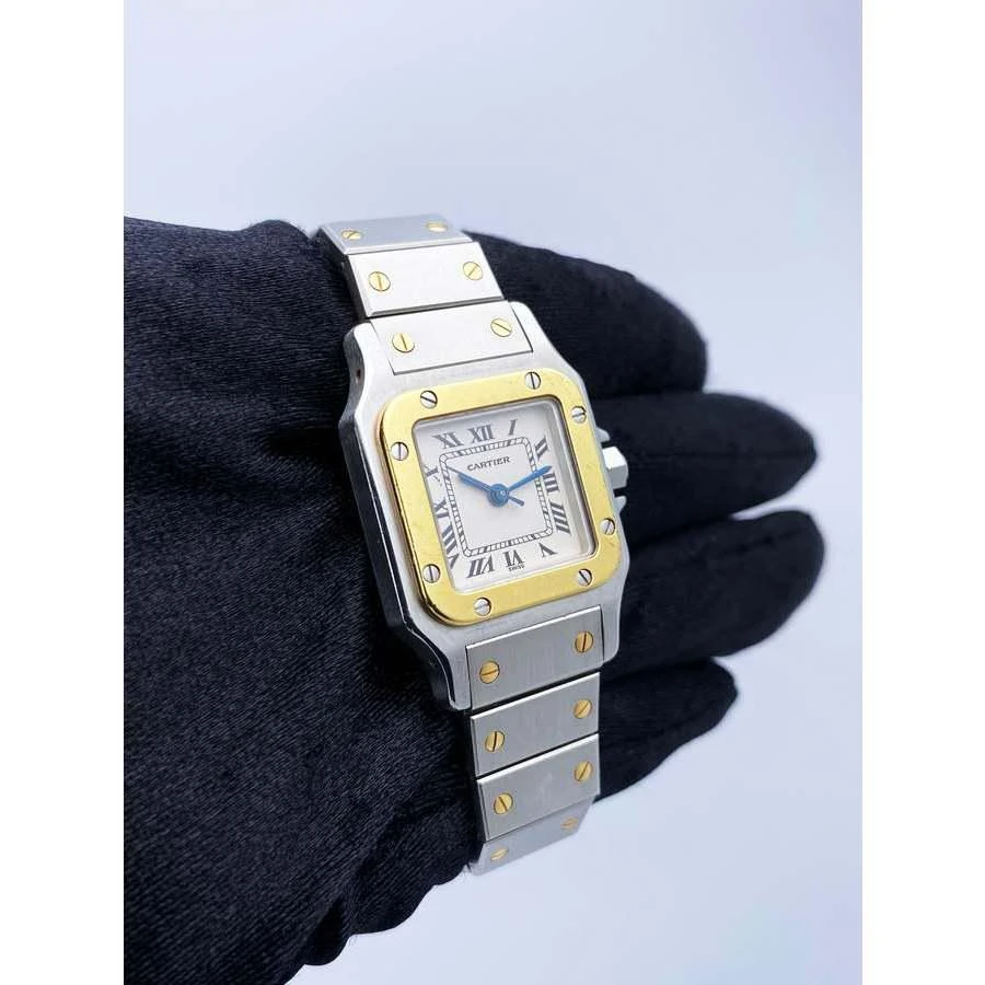 商品[二手商品] Cartier|Pre-owned Cartier Santos Galbee Quartz Ladies Watch 1170902,价格¥23642,第3张图片详细描述