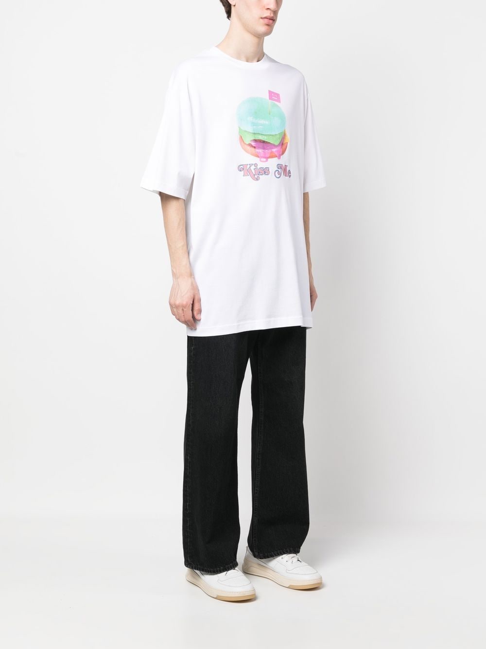 Acne Studios 女士POLO衫 CL0176D183 白色商品第4张图片规格展示