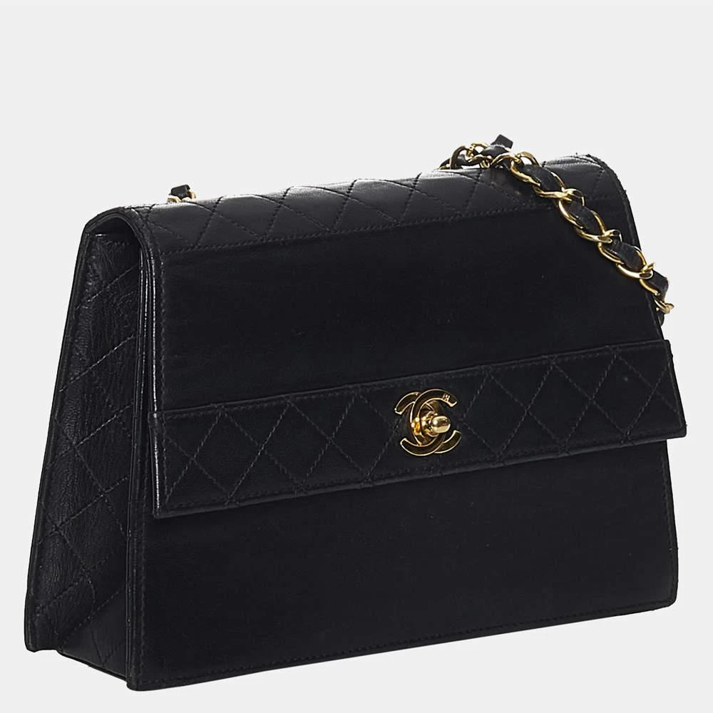 商品[二手商品] Chanel|Chanel Black Timeless CC Lambskin Leather Flap Bag,价格¥30700,第2张图片详细描述