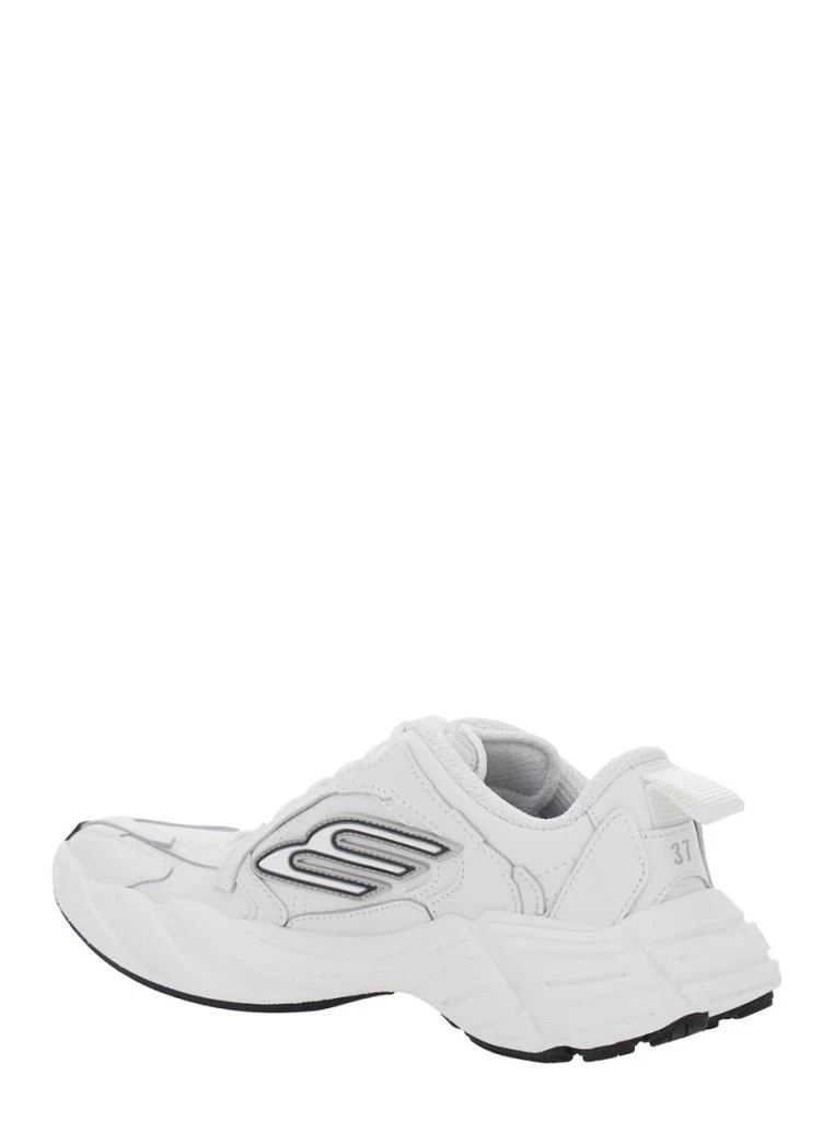 商品Balenciaga|Low Top White Sneakers With Logo Detail,价格¥7047,第3张图片详细描述