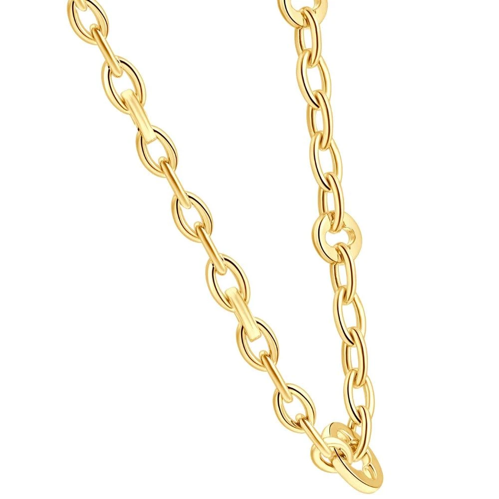 商品Pompeii3|14k Yellow Gold Women's 24" Chain Necklace 32.1 Grams 9.5mm Thick,价格¥24333,第2张图片详细描述