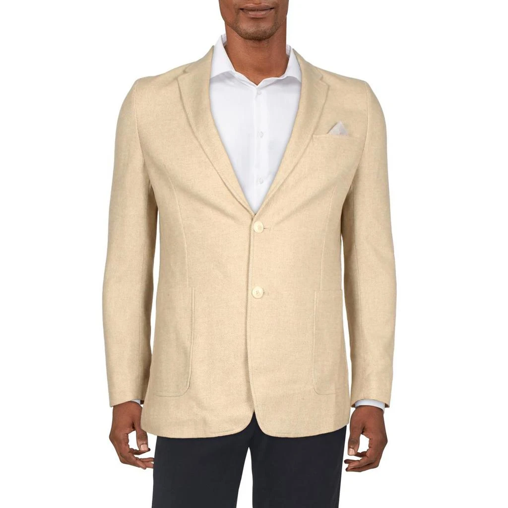 商品Nautica|Vince Camuto Mens Hill Twill Slim Fit Two-Button Blazer,价格¥132,第1张图片