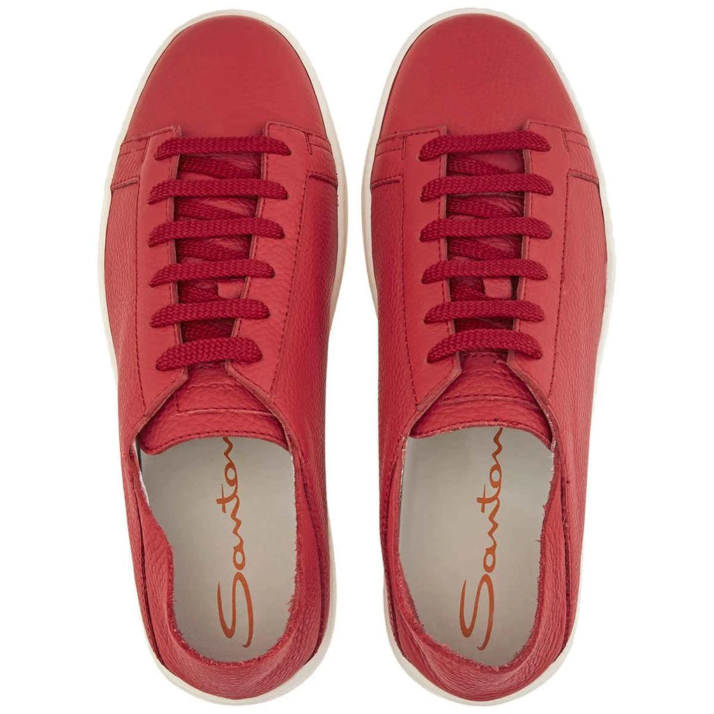 商品Santoni|Santoni Folded Heel Sneakers in Red, Size 7,价格¥820,第3张图片详细描述