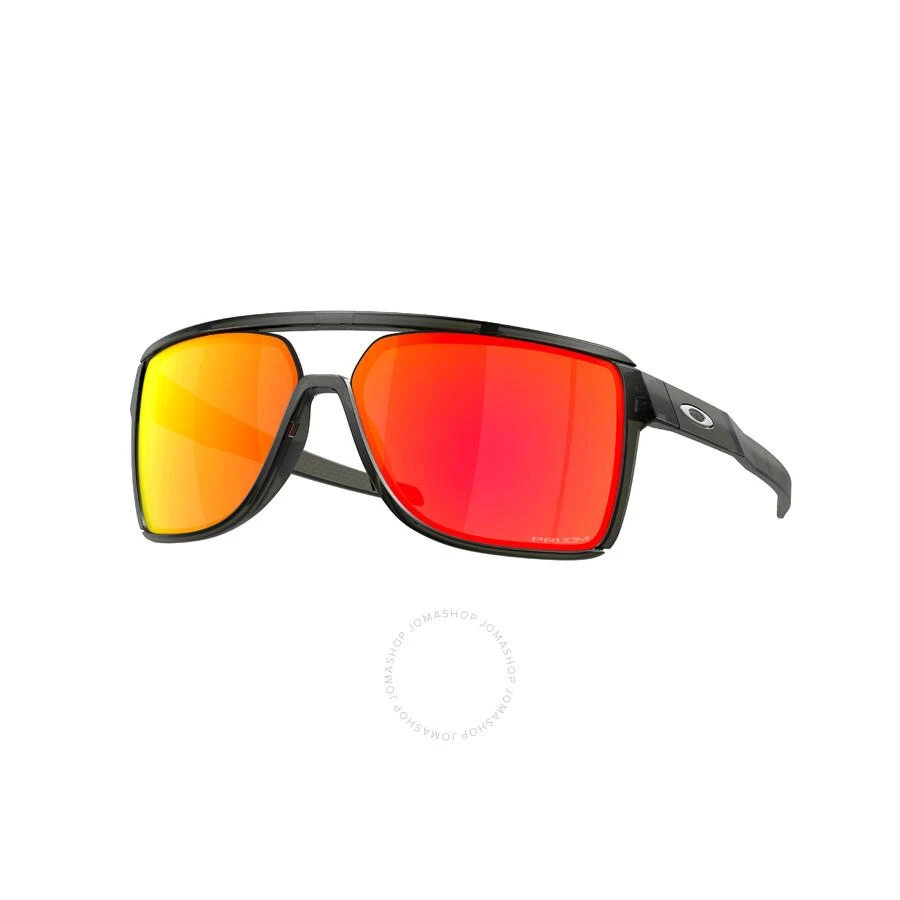 商品Oakley|Castel Prizm Ruby Rectangular Men's Sunglasses OO9147 914705 63,价格¥745,第1张图片