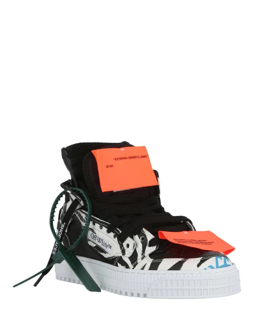 商品Off-White|Off-Court 3.0 Zebra High Top Sneakers,价格¥2904,第2张图片详细描述