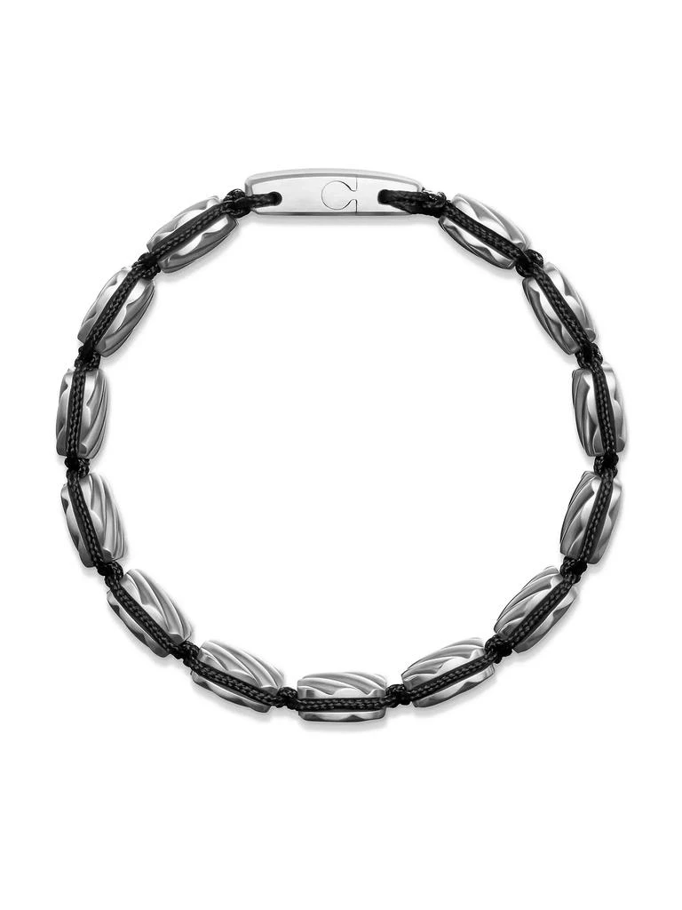 商品David Yurman|Sculpted Cable Woven Tile Bracelet,价格¥11239,第2张图片详细描述