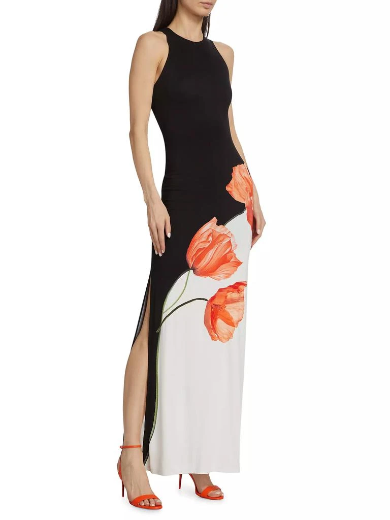 商品Alice + Olivia|Pania Two-Tone Floral Column Dress,价格¥1503,第4张图片详细描述