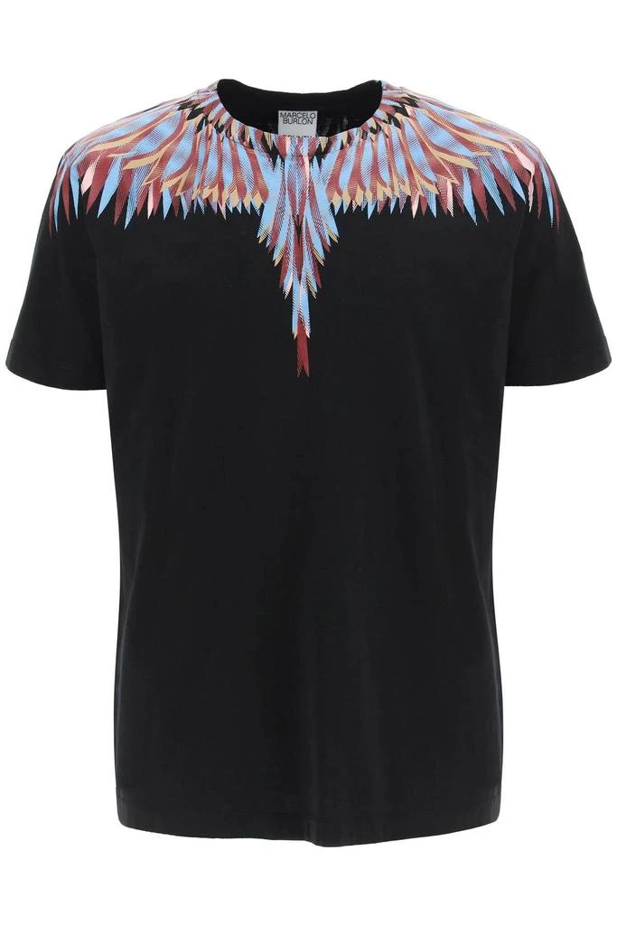 商品Marcelo Burlon|LINES WINGS T-SHIRT,价格¥1089,第1张图片