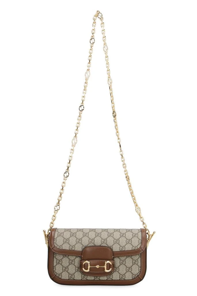 商品Gucci|Gucci Mini Horsebit 1955 Chained Shoulder Bag,价格¥20129,第4张图片详细描述