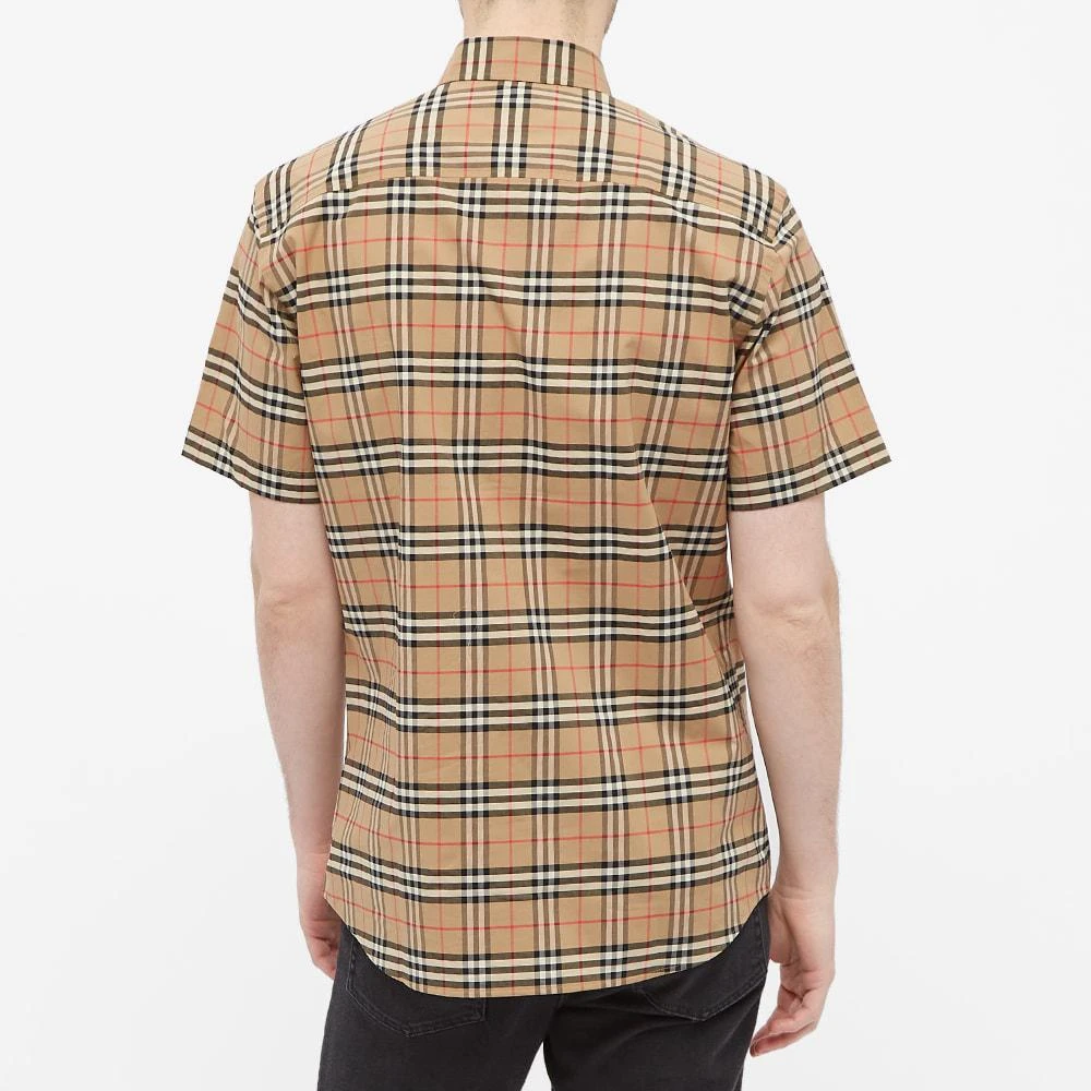 商品Burberry|Burberry Short Sleeve Simpson Check Shirt,价格¥3120,第5张图片详细描述