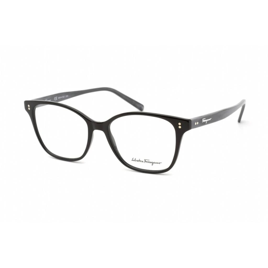 商品Salvatore Ferragamo|Salvatore Ferragamo Women's Eyeglasses - Black/Grey Marble Cat Eye Frame | SF2912 004,价格¥450,第1张图片