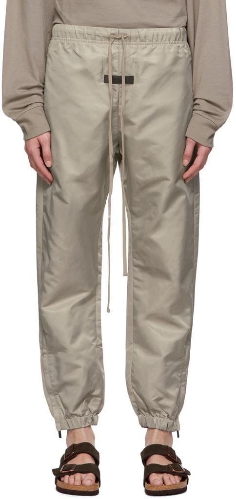 商品Essentials|Taupe Nylon Track Pants,价格¥757,第1张图片