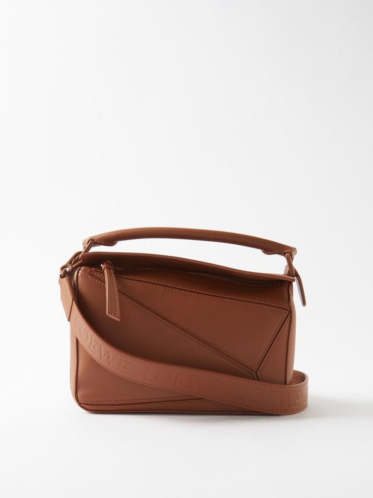 商品Loewe|Puzzle small leather cross-body bag,价格¥17487,第1张图片