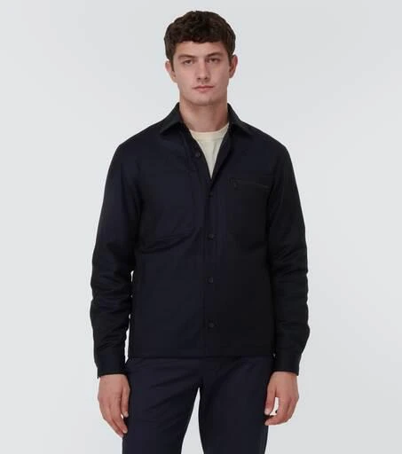 商品Zegna|Techmerino padded overshirt,价格¥6136,第3张图片详细描述