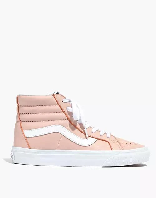 商品Vans|Unisex SK8-Hi Reissue High-Top Sneakers in Oxford Pink Leather,价格¥478,第3张图片详细描述