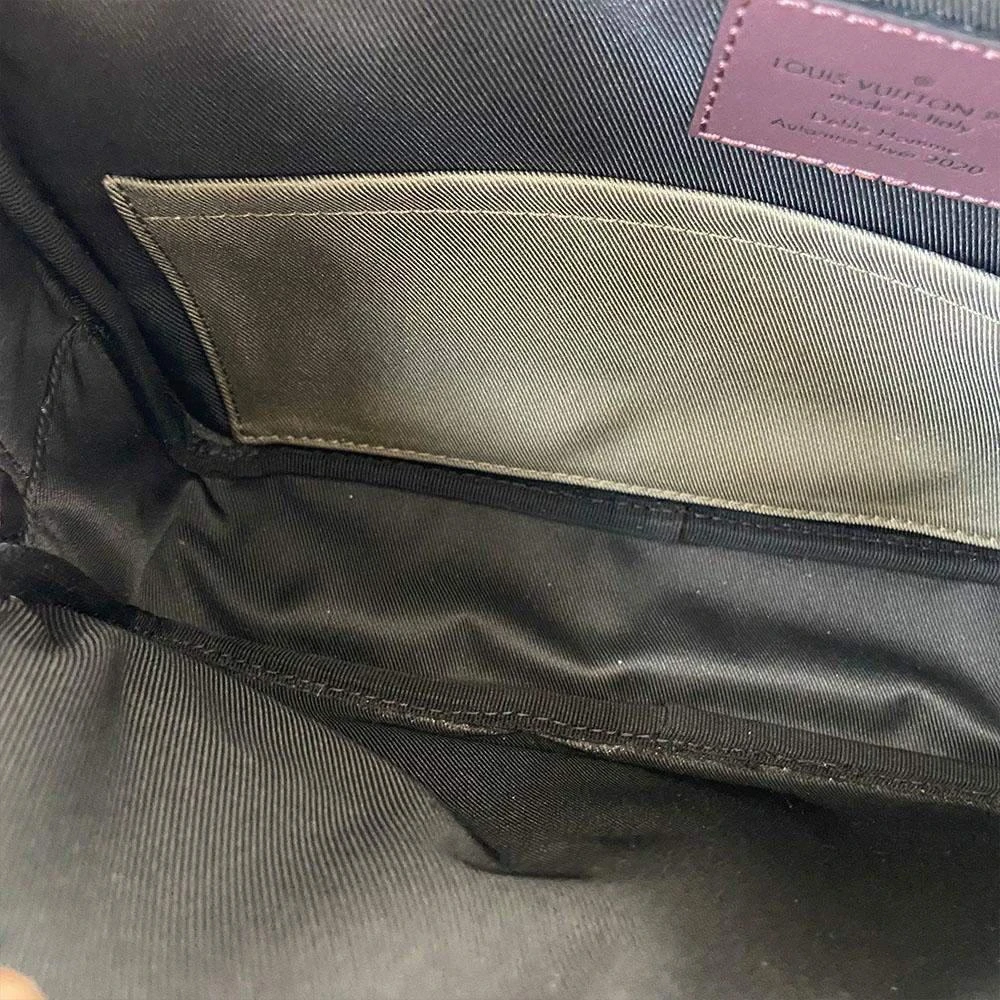 商品[二手商品] Louis Vuitton|Louis Vuitton Multicolor Monogram Eclipse Canvas Multipocket Patchwork Messenger Bag,价格¥18814,第5张图片详细描述