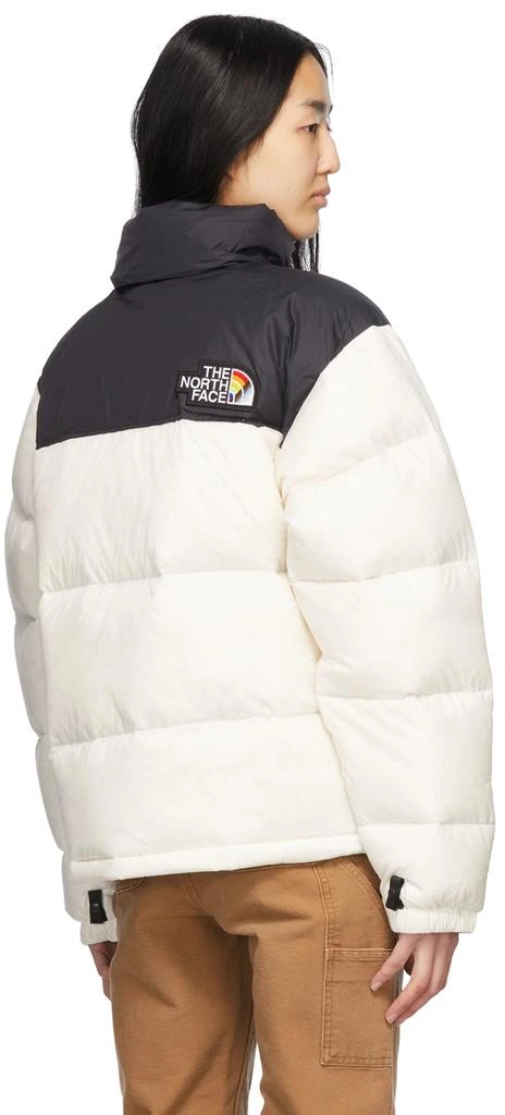 商品The North Face|White 1996 Retro Nuptse Pride Collection Puffer Jacket,价格¥1762,第3张图片详细描述