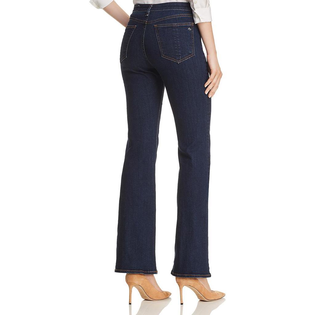 商品Rag & Bone|Rag & Bone Womens Nina Denim High Rise Bootcut Jeans,价格¥283,第4张图片详细描述