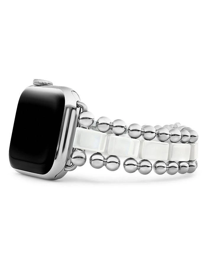 商品LAGOS|White Ceramic Smart Caviar Apple™ Watch Band, 38mm-42mm,价格¥7364,第1张图片详细描述