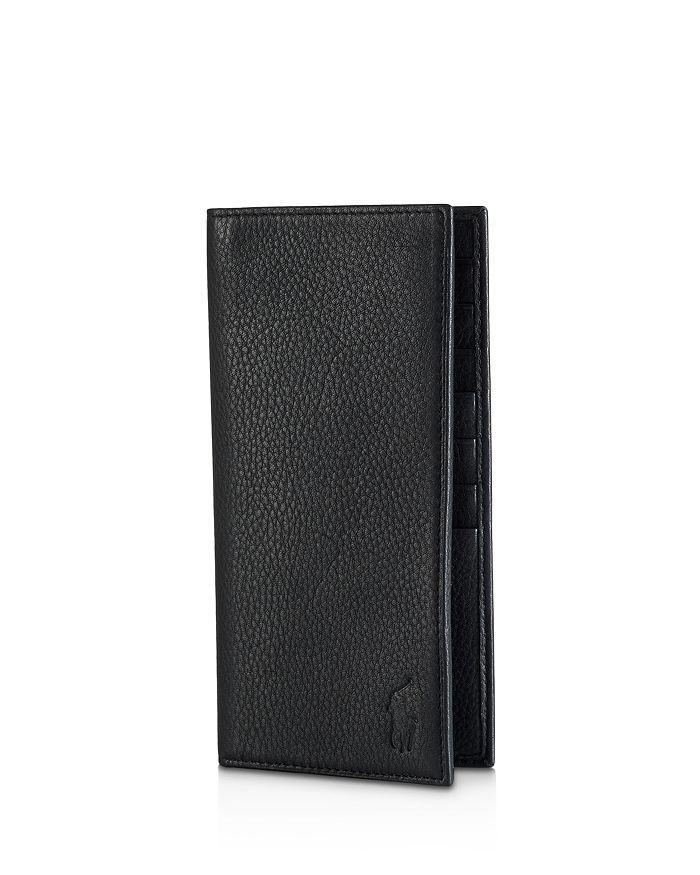 商品Ralph Lauren|Pebbled Leather Narrow Wallet,价格¥691,第3张图片详细描述