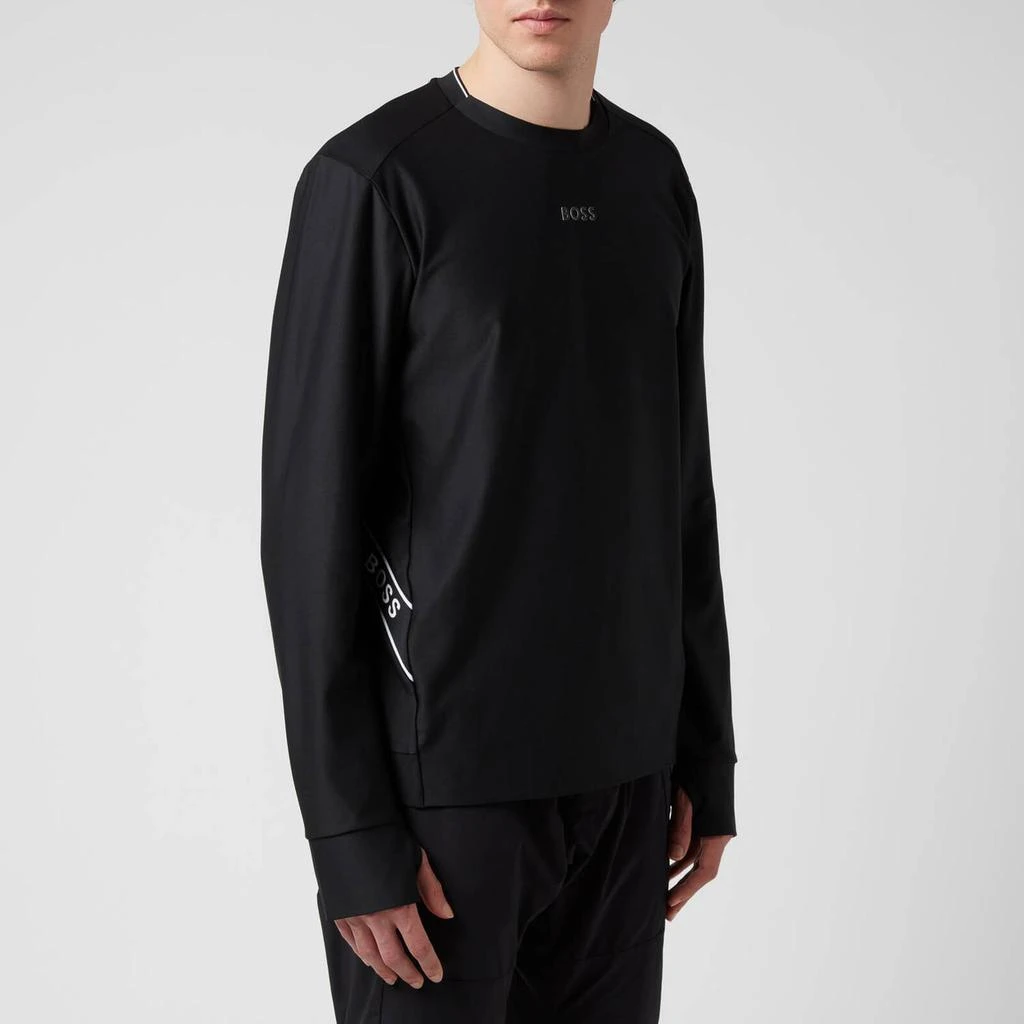 商品Hugo Boss|BOSS Green Men's Salbo Gym Sweatshirt - Black,价格¥402,第1张图片