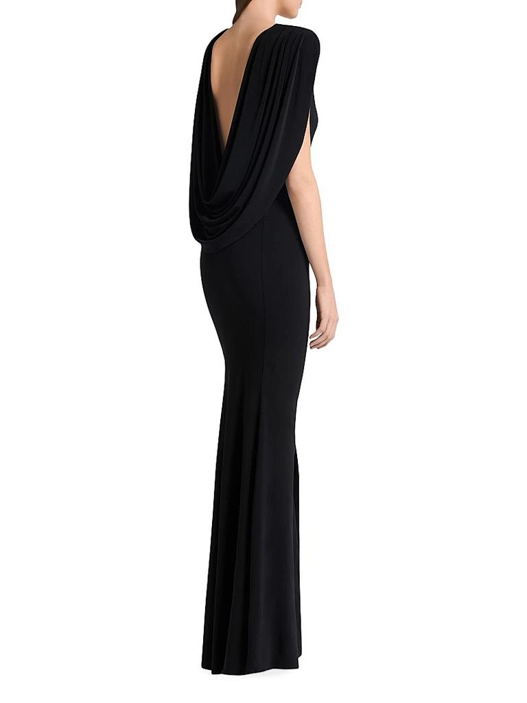 商品Zhivago|Takin It All Draped-Back Gown,价格¥2220,第4张图片详细描述