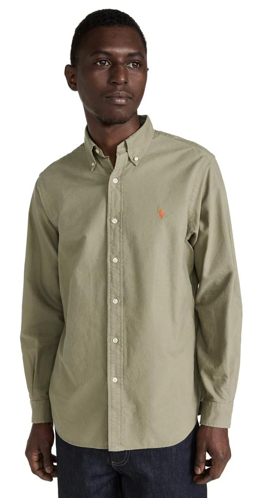 商品Ralph Lauren|Polo Ralph Lauren Classic Oxford Long Sleeve Sport Shirt,价格¥581,第1张图片