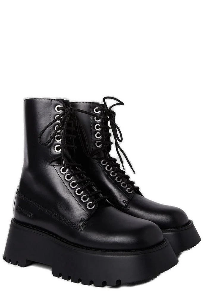 商品Burberry|Burberry Mason Chunky Lace-Up Combat Boots,价格¥4615,第3张图片详细描述