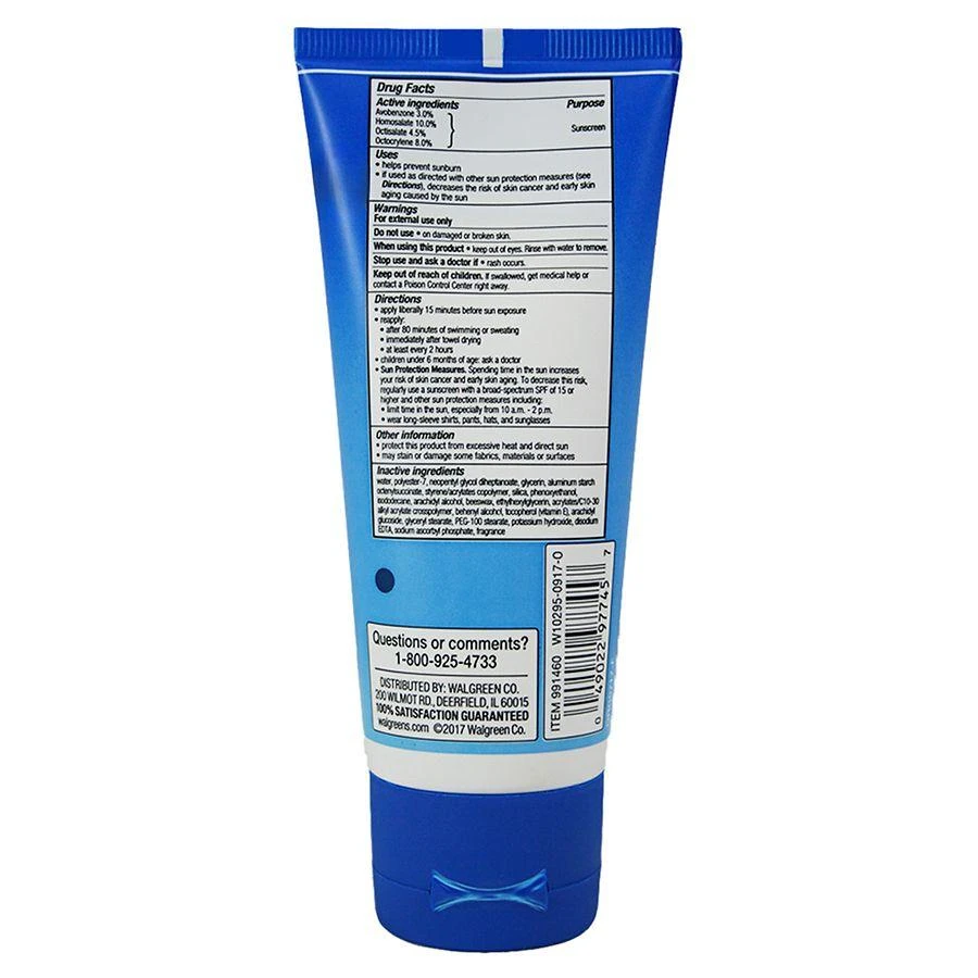 商品Walgreens|Sport Sunscreen Lotion SPF 50,价格¥42,第3张图片详细描述