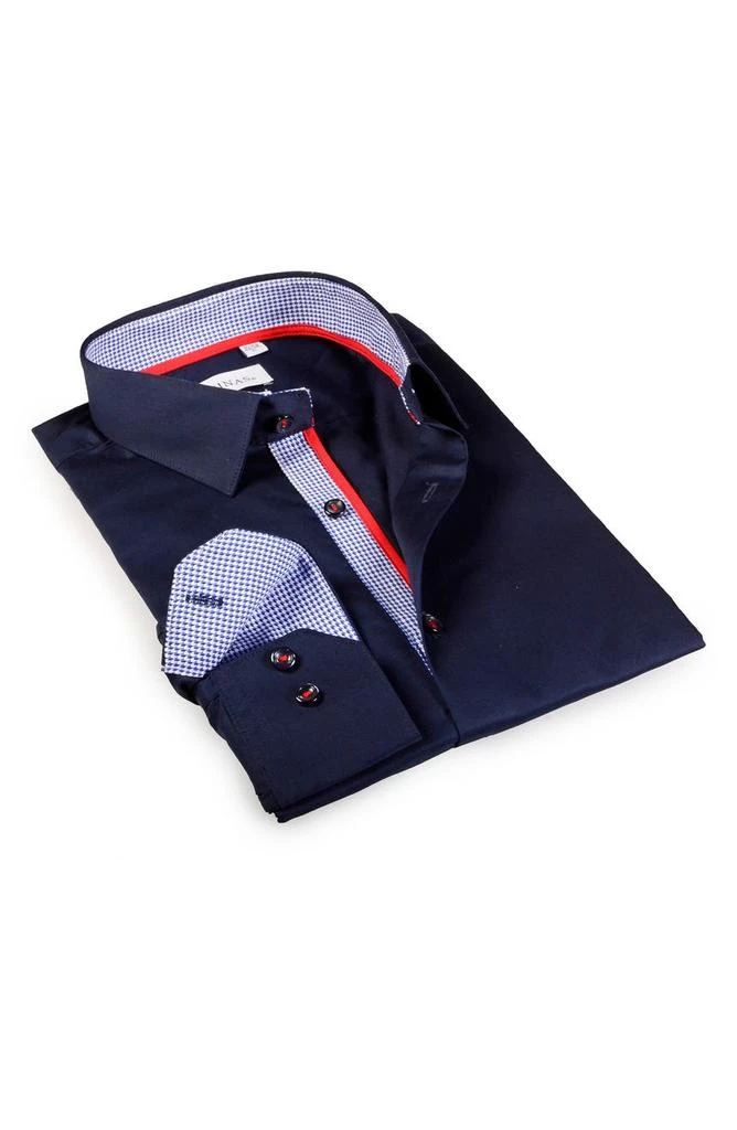 商品Levinas|Contemporary Fit Solid Dress Shirt,价格¥328,第1张图片