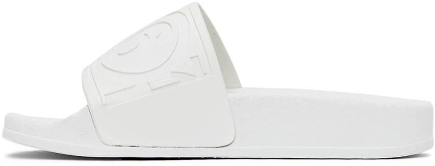 商品MAISON MARGIELA|Kids White Logo Pool Slides,价格¥231,第3张图片详细描述