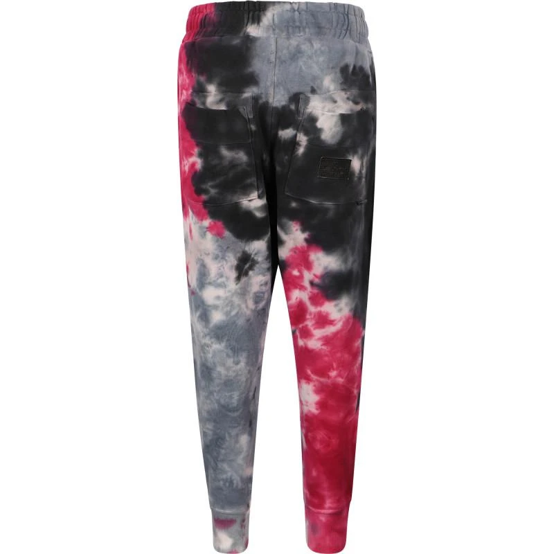 商品Munster|Tie dye logo track pants in blue and pink,价格¥446,第2张图片详细描述