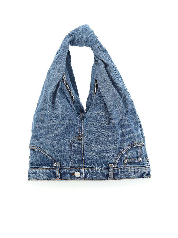 Alexander Wang Small Denim Hobo Bag商品第1张图片规格展示