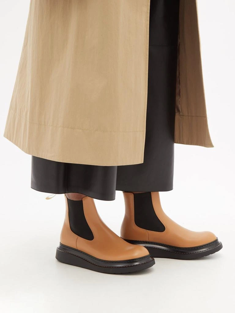 商品Loewe|Rubber-trimmed leather Chelsea boots,价格¥7634,第3张图片详细描述