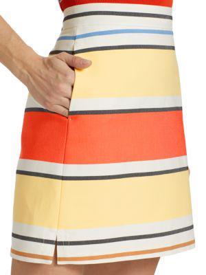 Sulmona Striped Mini Skirt商品第3张图片规格展示