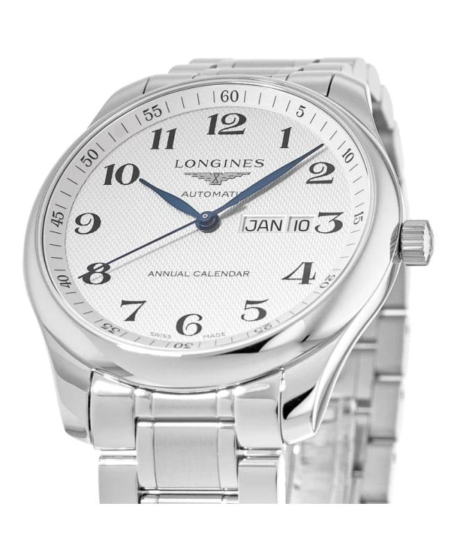 商品Longines|Longines Master Collection Automatic 40mm White Dial Stainless Steel Men's Watch L2.910.4.78.6,价格¥13523,第2张图片详细描述